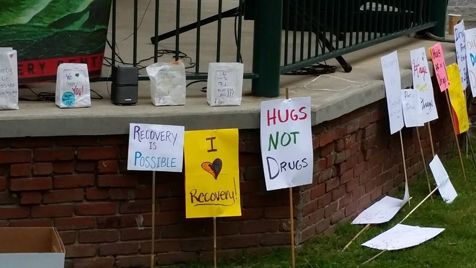 Community Restorative Justice Center: gazebo with flyers