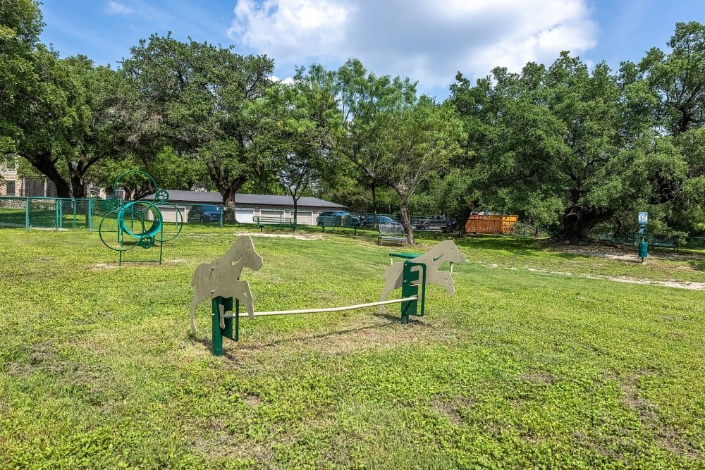 bark park at Marquis Parkside in Austin, TX.