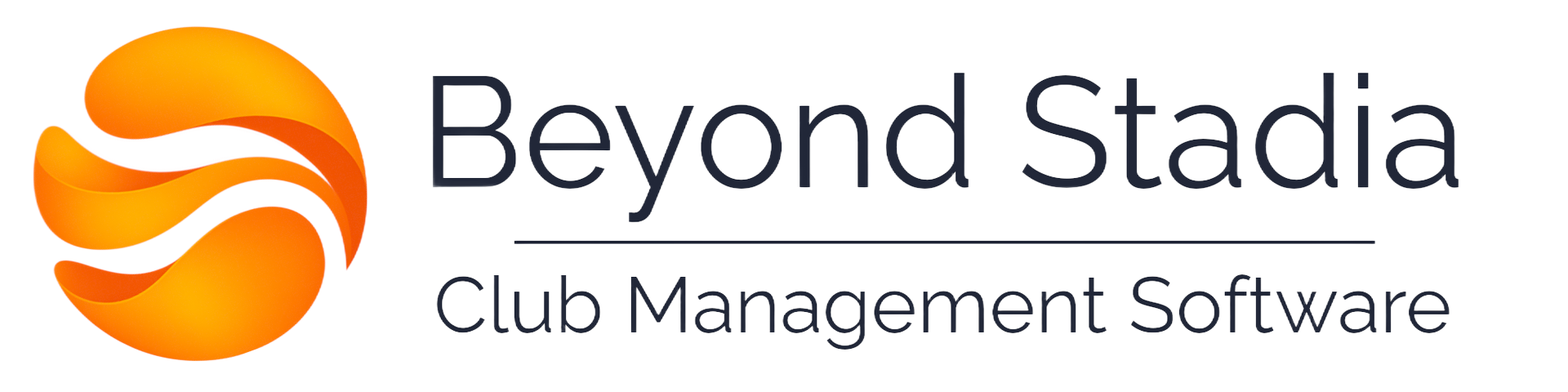 Beyond Stadia Orange Peel Logo and Tagline with link to the Home Page