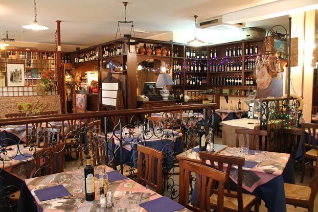 sala interna del ristorante