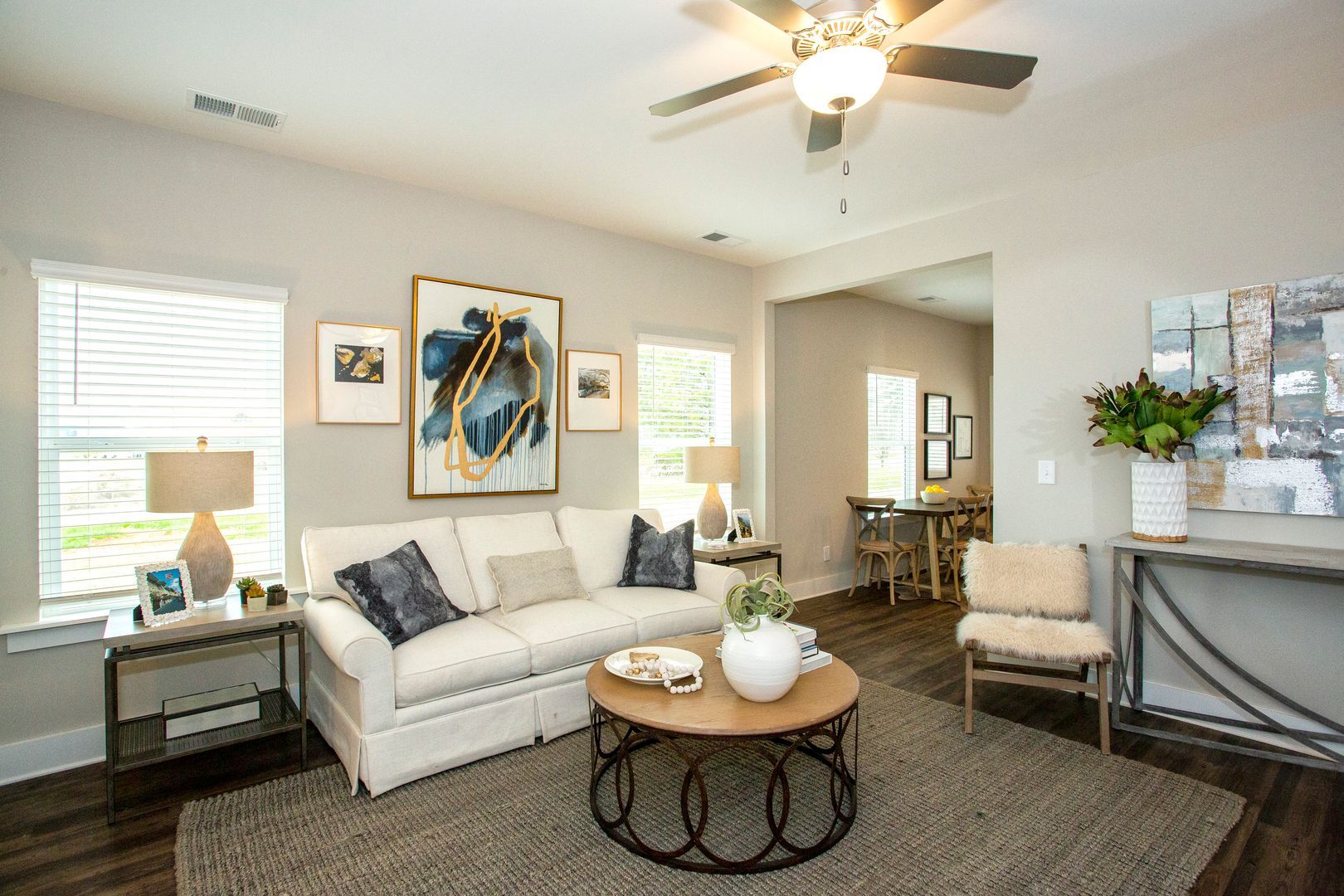 a new home in the cottages on weaver avenue, living room