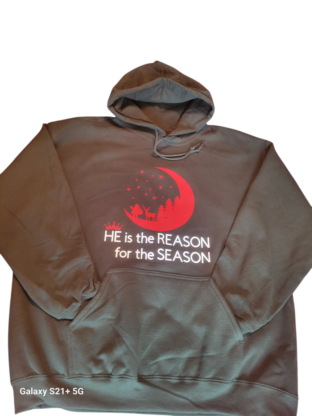 Unisex, He is the Reason for the Season, Christmas cozy warm hooded sweatshirt, custom sweatshirt hoodie.