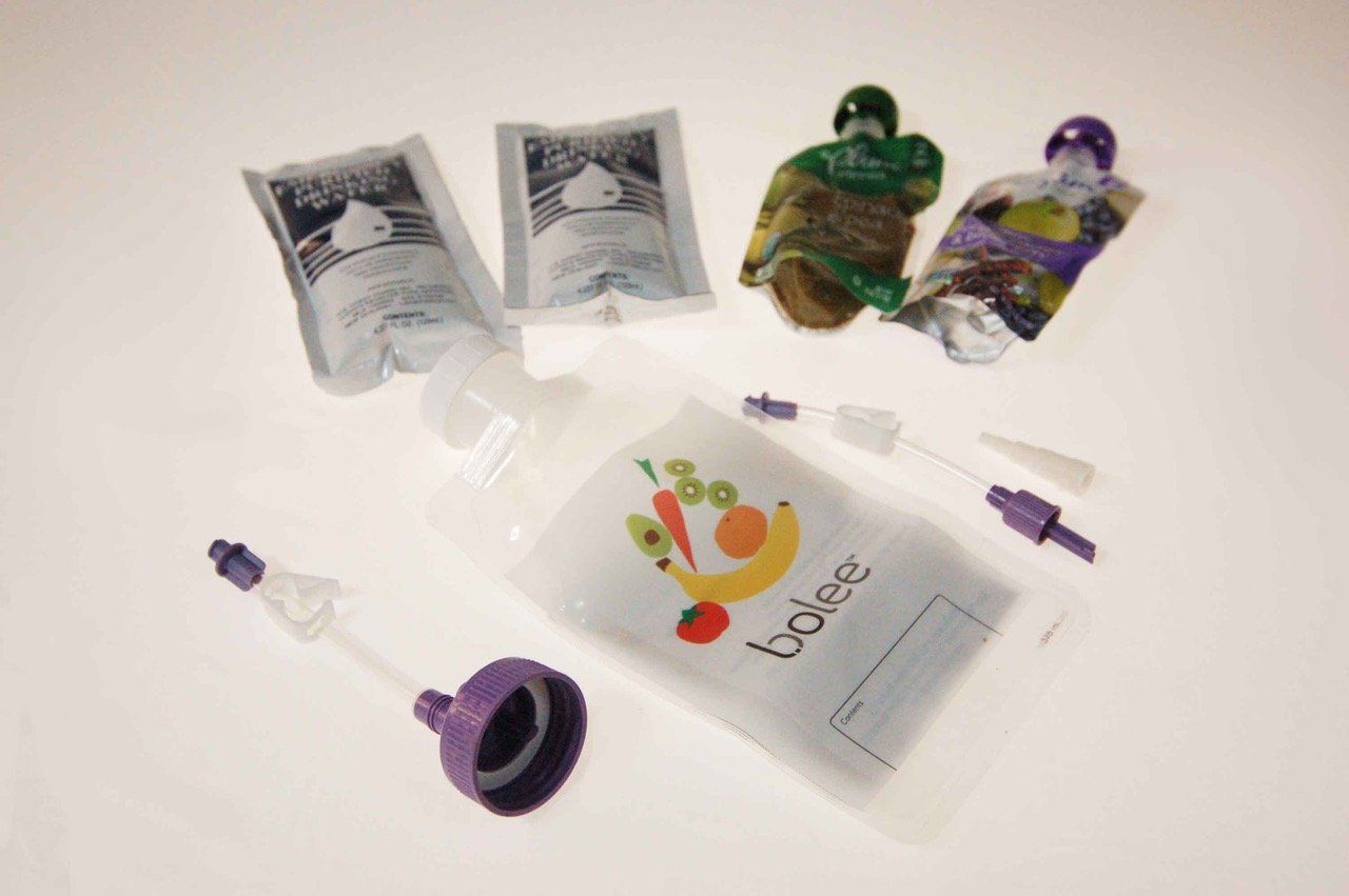 Bolee Bag, Bolink Large Cap, Bolink Small Cap and food and water pouches