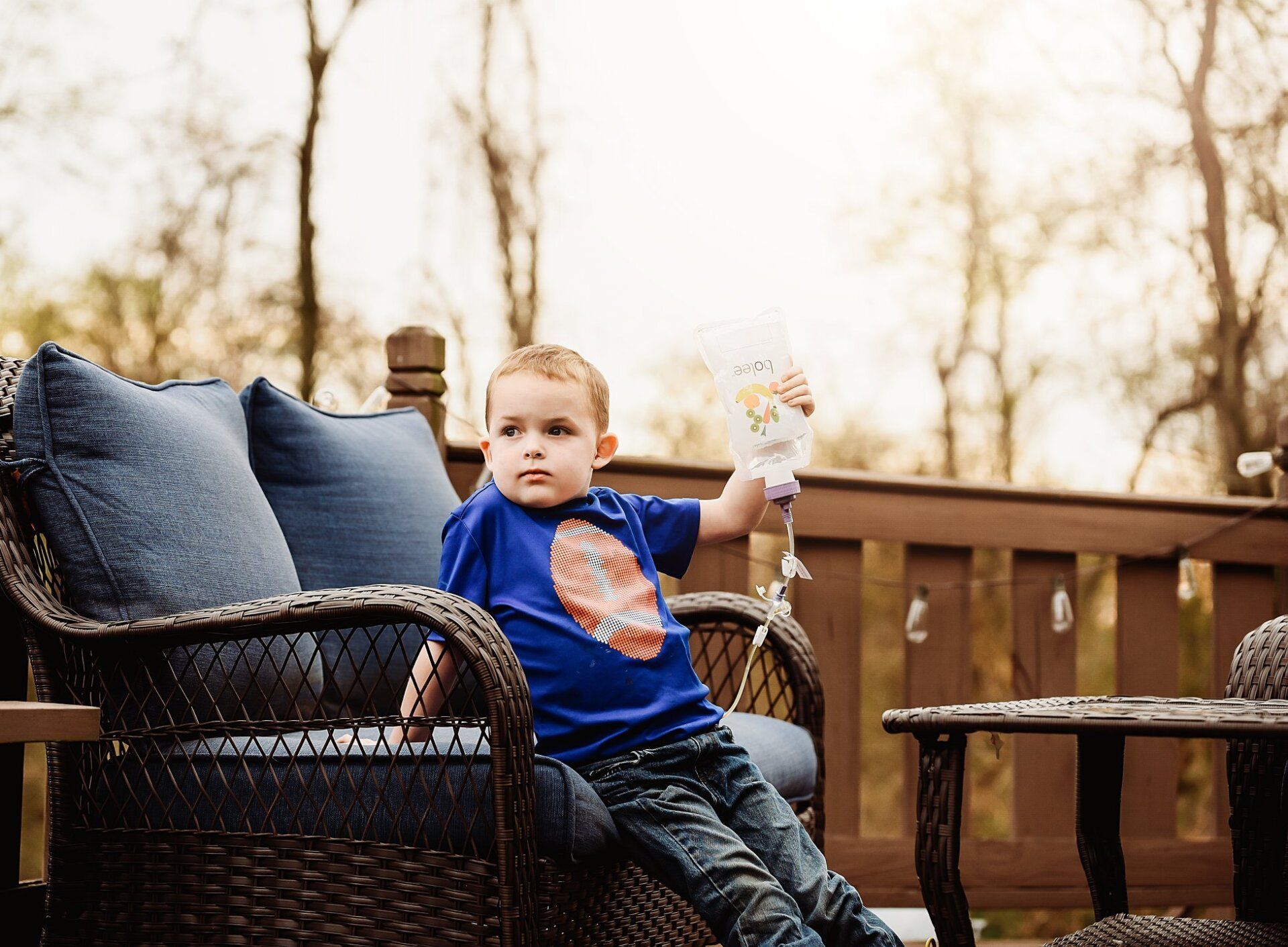 Tube Feeding with the bFed System is clean and easy.