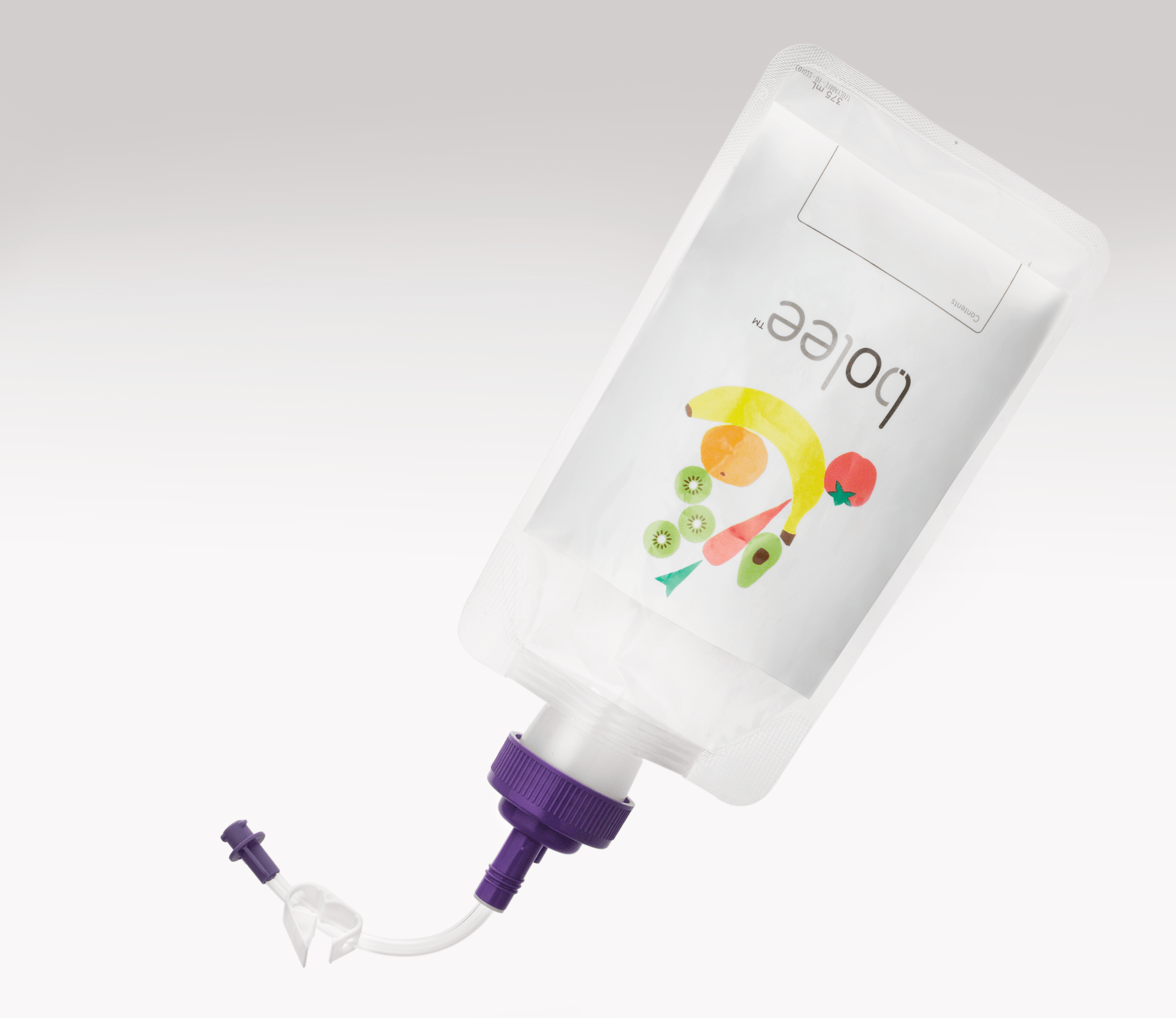 The Bolee Bag is safe and clean way to store and deliver tube feeding at home.