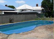 Pool installed and backfilled
