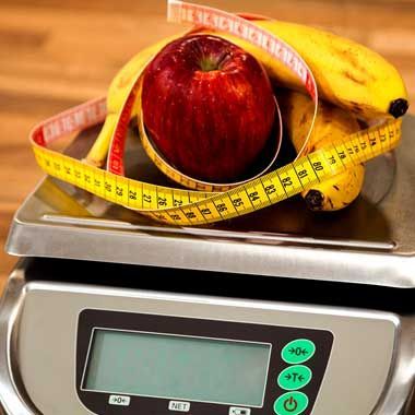 Básculas para pesar alimentos