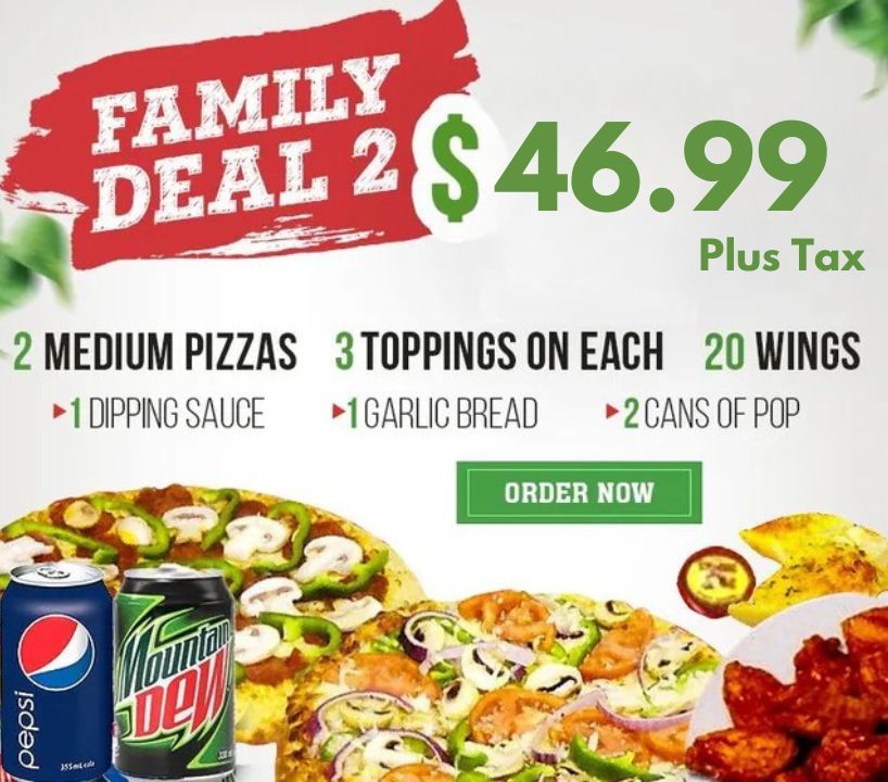 An advertisement for a family deal for $ 46.99