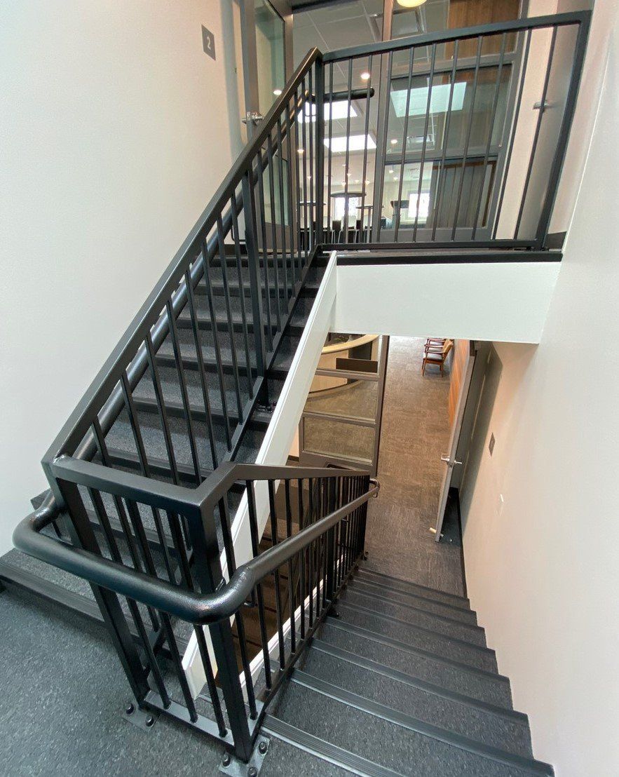 Vancouver Fabricators manufactures interior commercial staircases