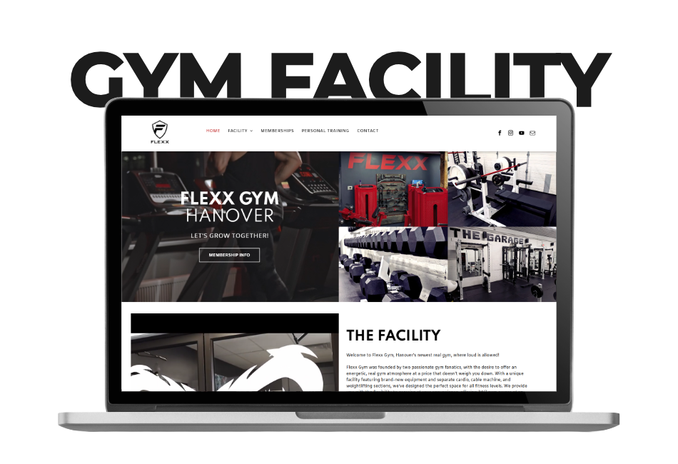 Gym Facility Website