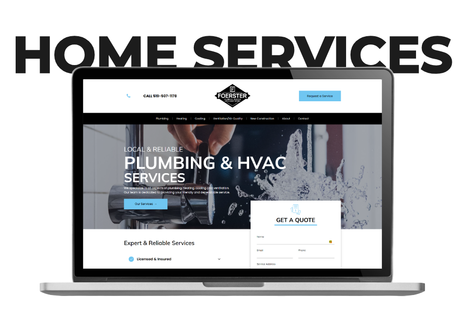 Home Services Website (Plumbing & HVAC)