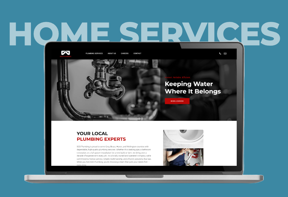 Home Services (Plumbing) Website