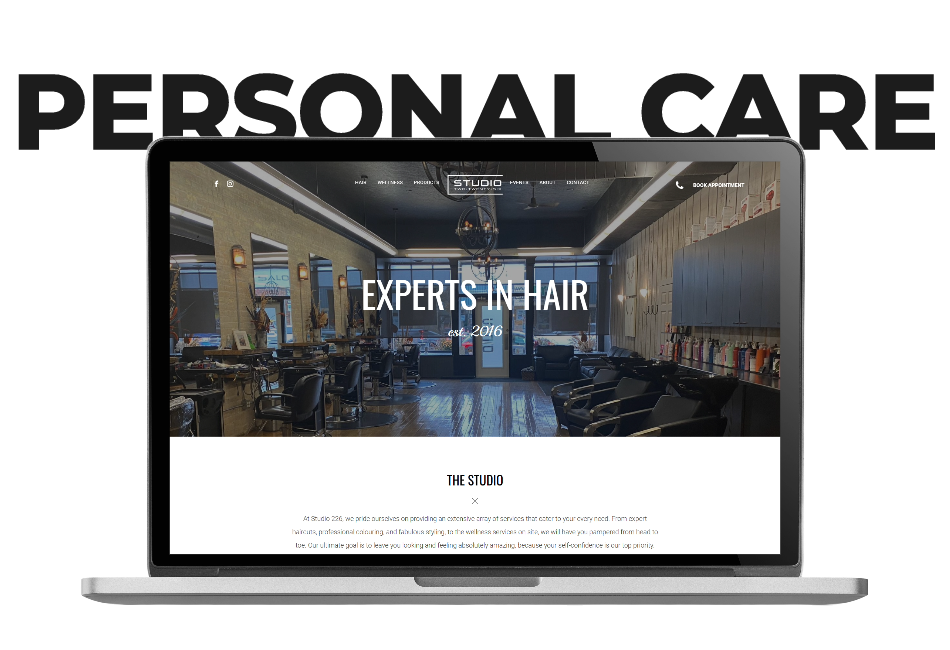 Personal Care Website (Hair Salon)