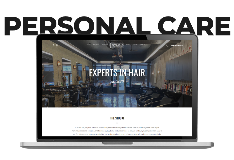 Personal Care Website (Hair Salon)