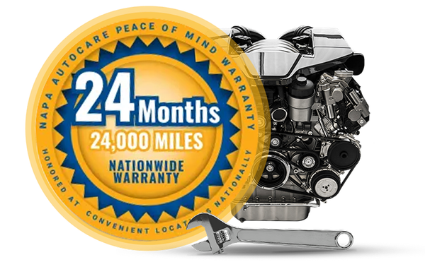 Nationwide 24-Month / 24K-Mile Repair Warranty Logo | Sumners Automotive