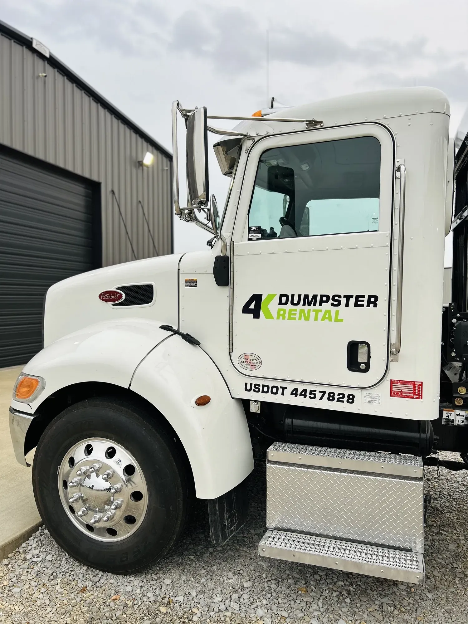 A graphic showing how to rent from swift dumpsters.