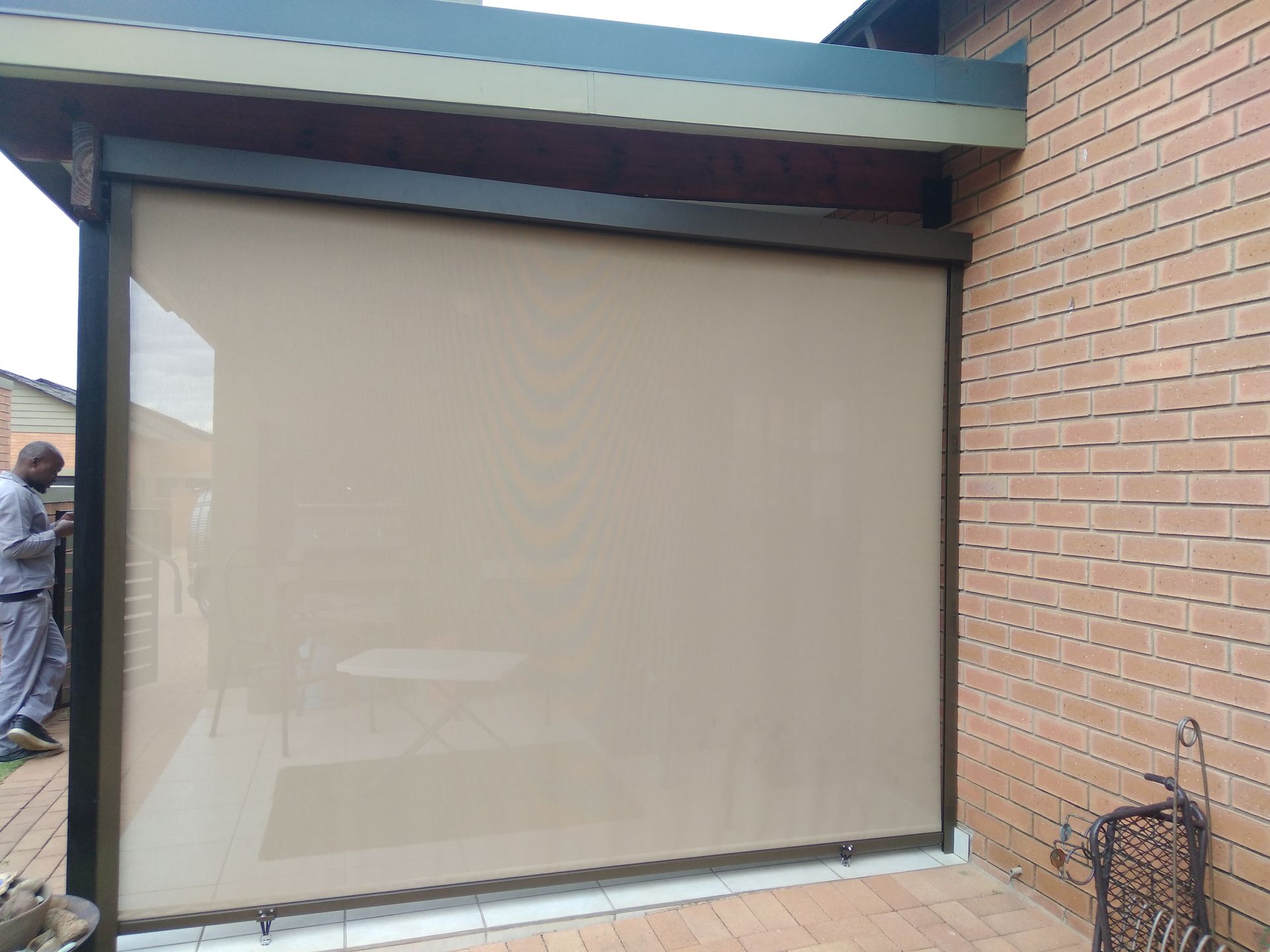 Exterior roller blinds installed by Blind & Shutter City in Centurion.