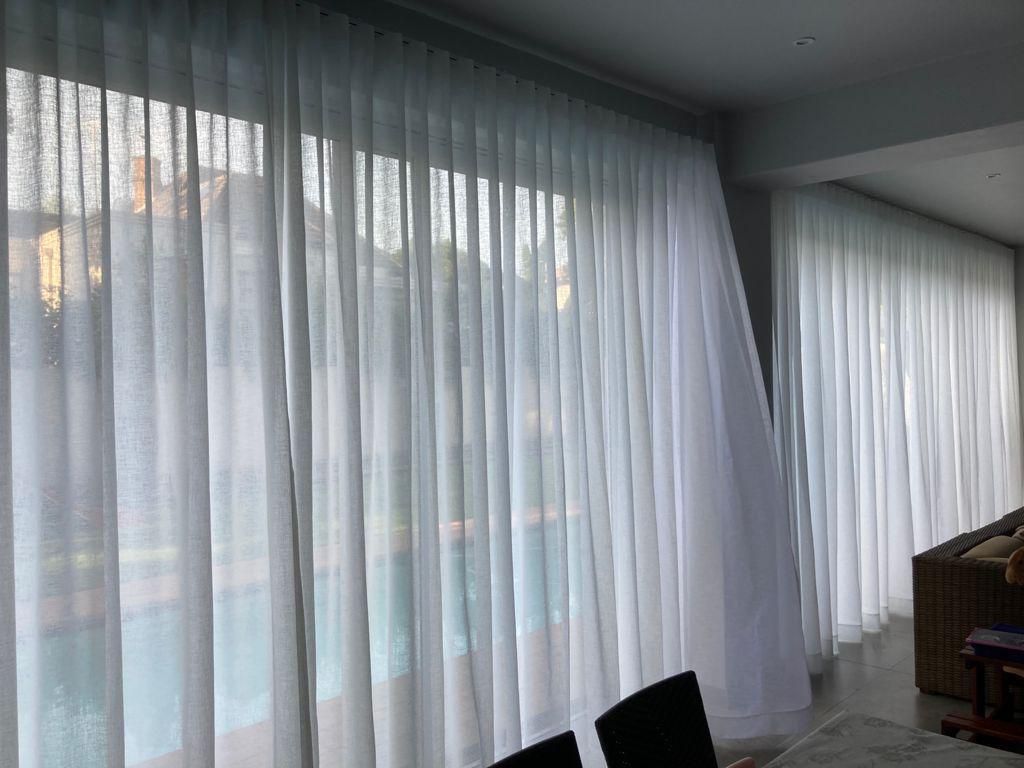 Stylish automated curtains by Blind & Shutter City in Pretoria East to add style to your home.