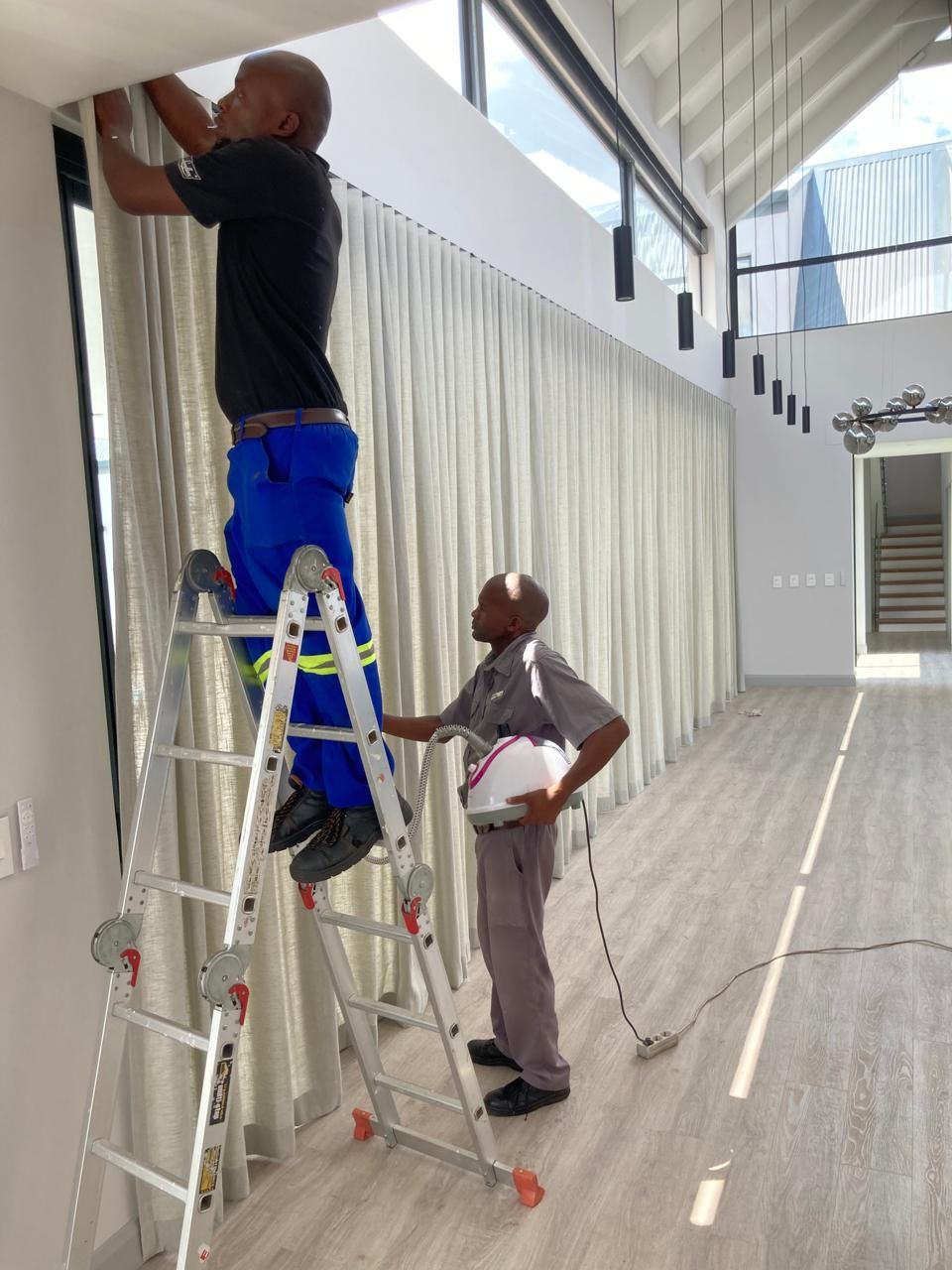 Beautiful stylish curtains from Blind and Shutter City Pretoria.