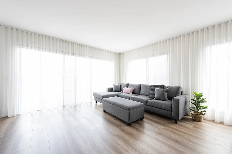 Sophisticated automated curtains installed by Blind & Shutter City Pretoria.