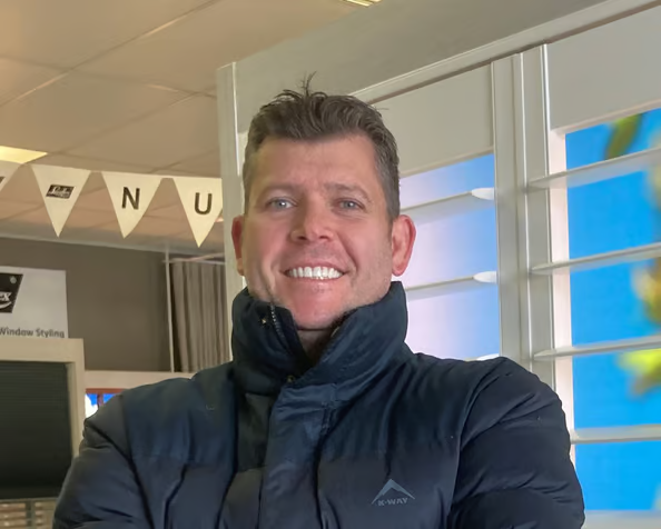 The proud owner of Blind and Shutter City Pretoria, Christo.