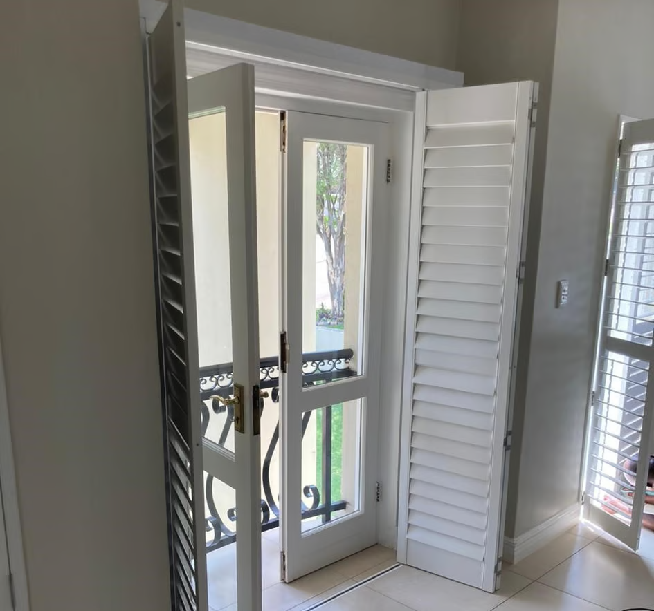 Classic Thermowood Shutters installed by Blind & Shutter City in Pretoria East.