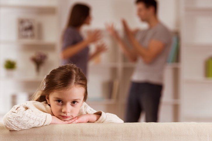Couple Arguing In Front of Daughter - Family Law Attorney in Uniontown, PA