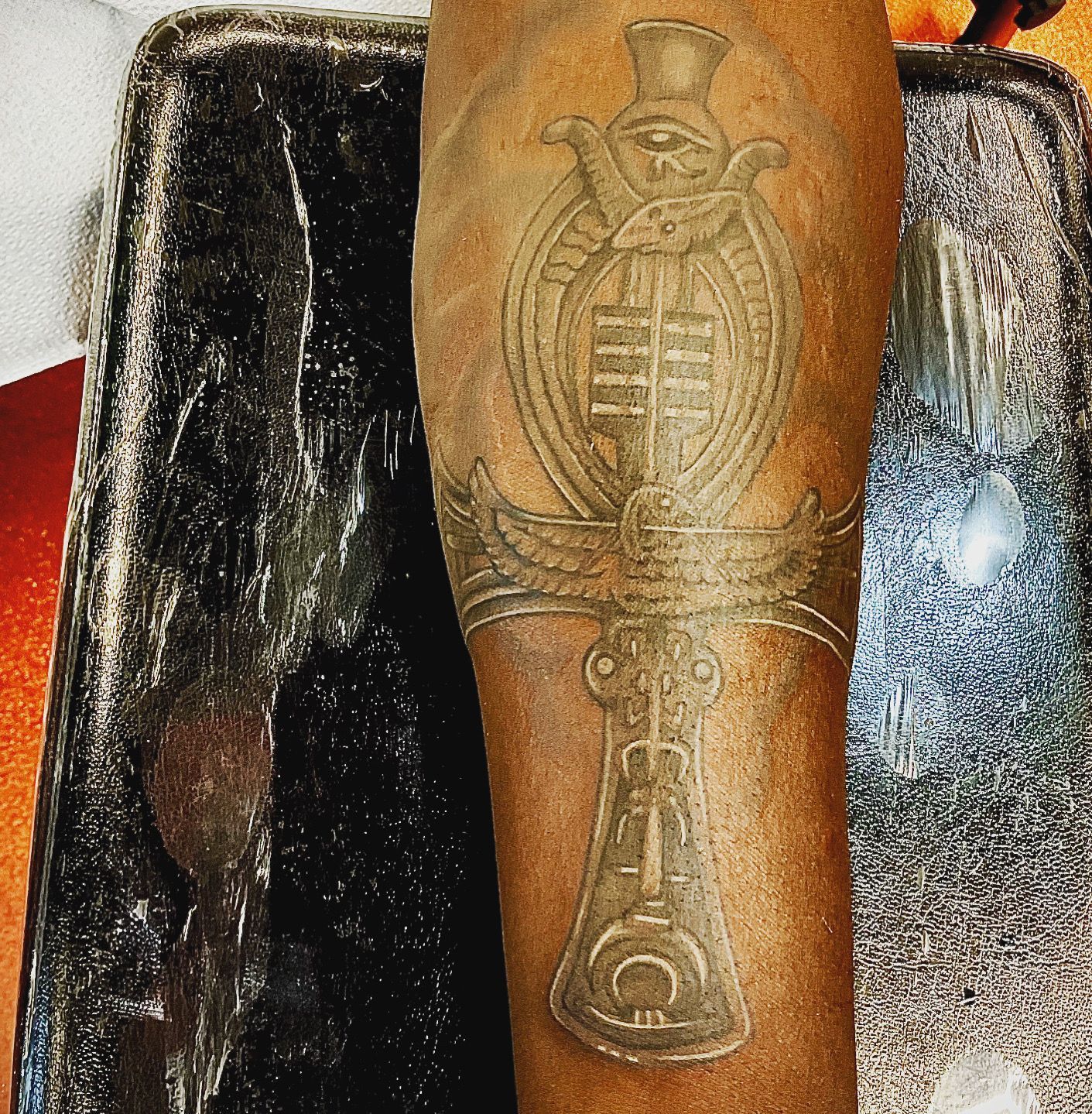 A tattoo by Brandon in Fort Worth, TX at The Bearded Moon Tattoo Studio