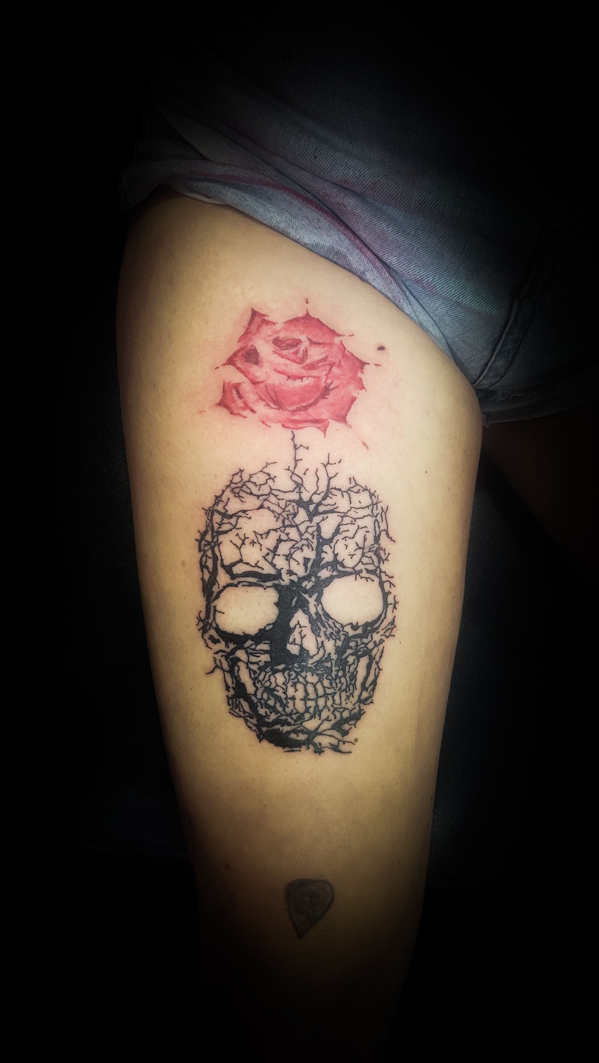 A tattoo by Richard in Fort Worth, TX at The Bearded Moon Tattoo Studio