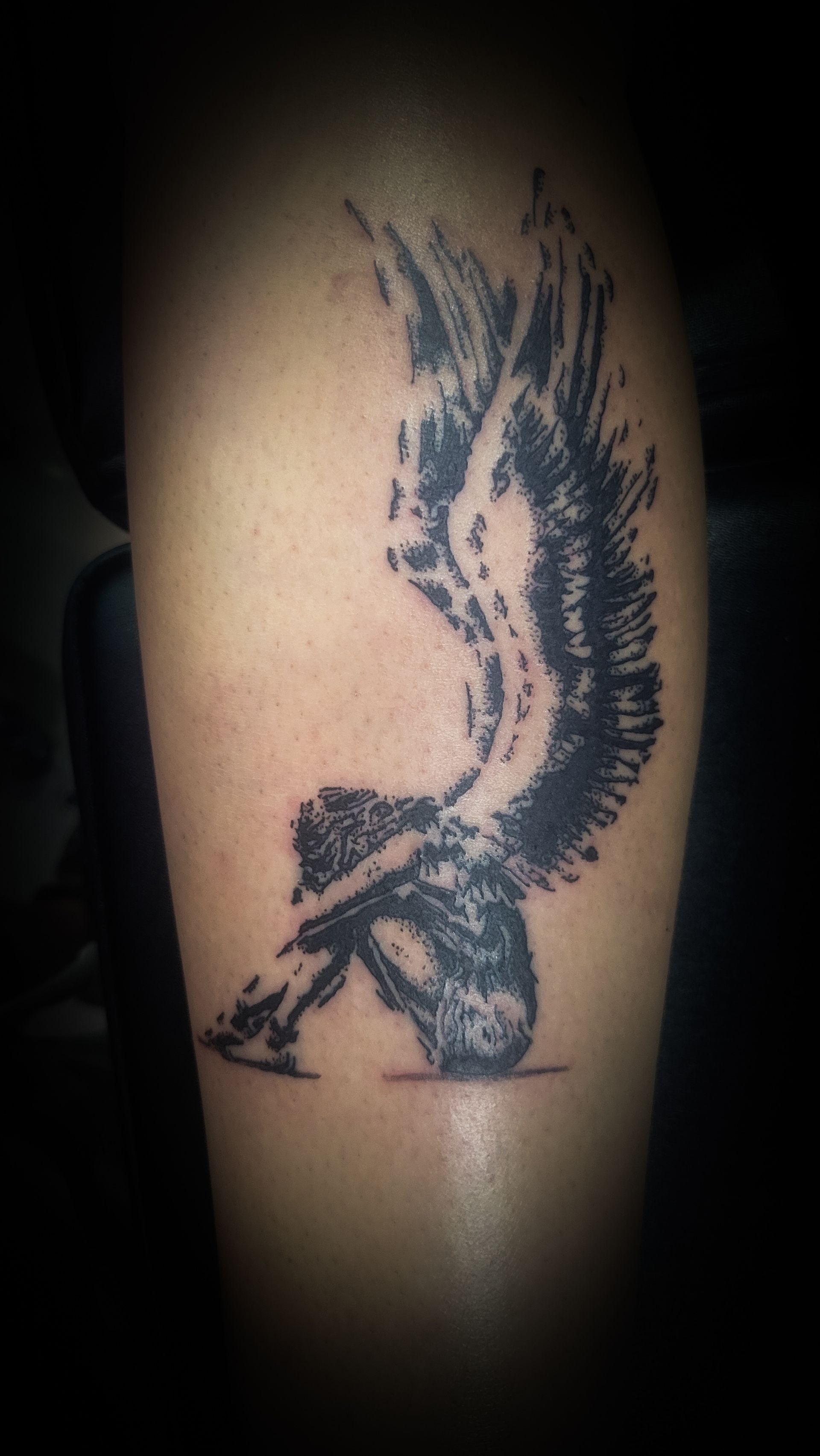 A tattoo by Richard in Fort Worth, TX at The Bearded Moon Tattoo Studio