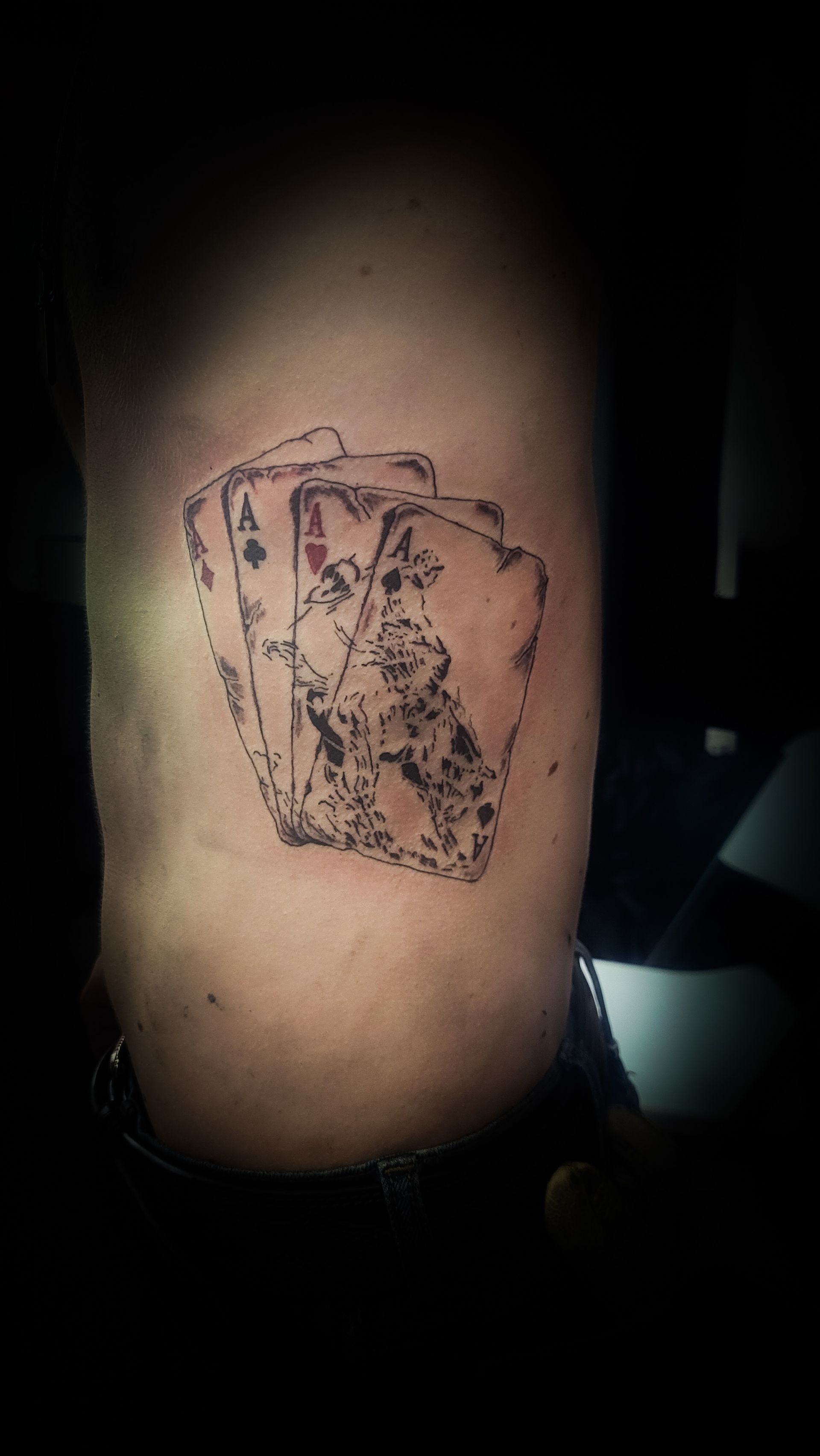 A tattoo by Richard in Fort Worth, TX at The Bearded Moon Tattoo Studio