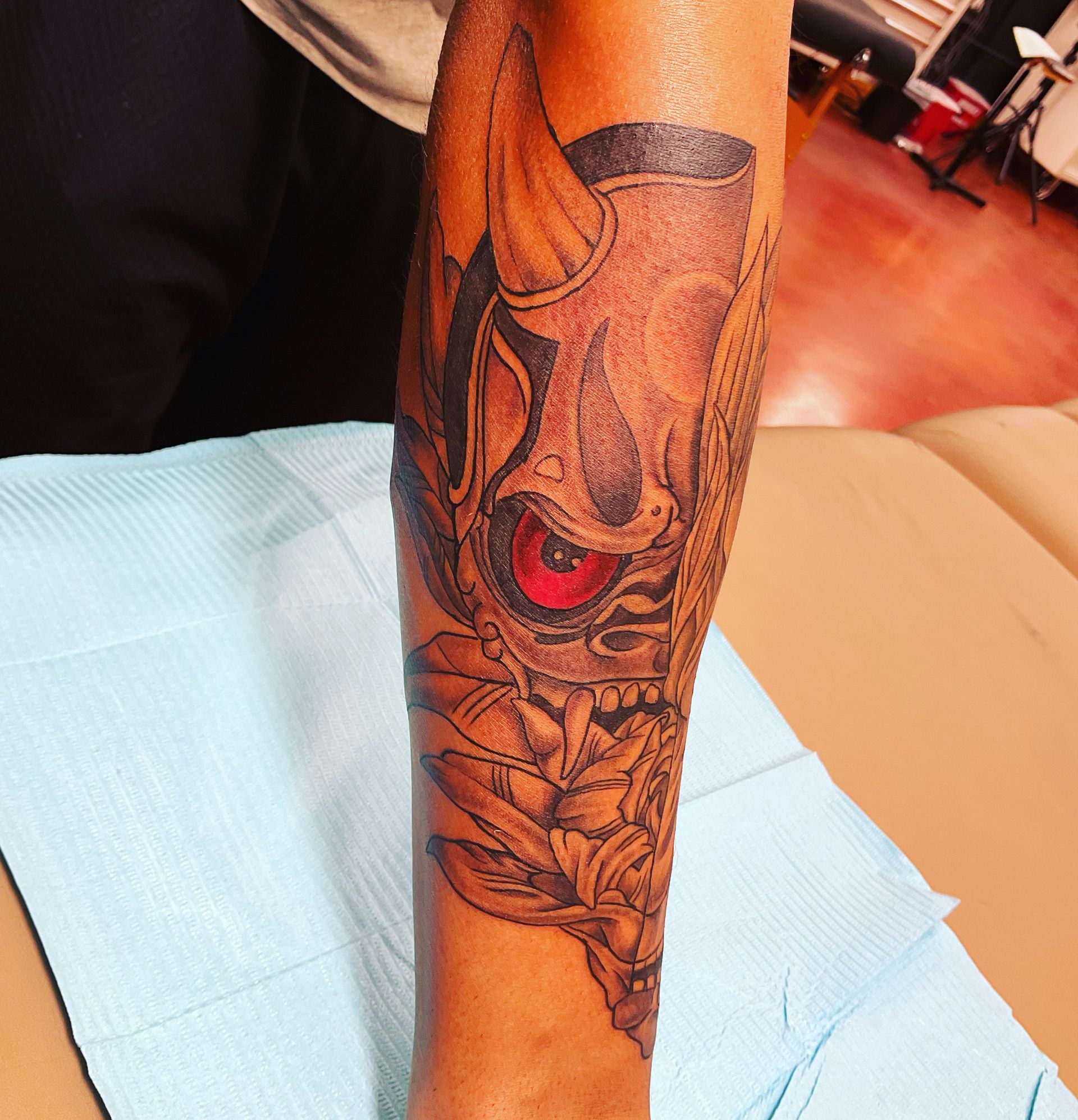 A tattoo by Brandon in Fort Worth, TX at The Bearded Moon Tattoo Studio