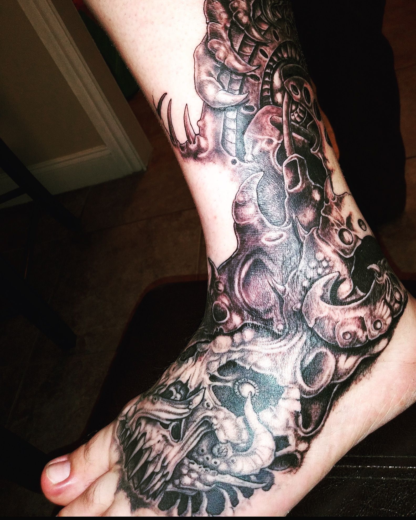 A tattoo by Brandon in Fort Worth, TX at The Bearded Moon Tattoo Studio