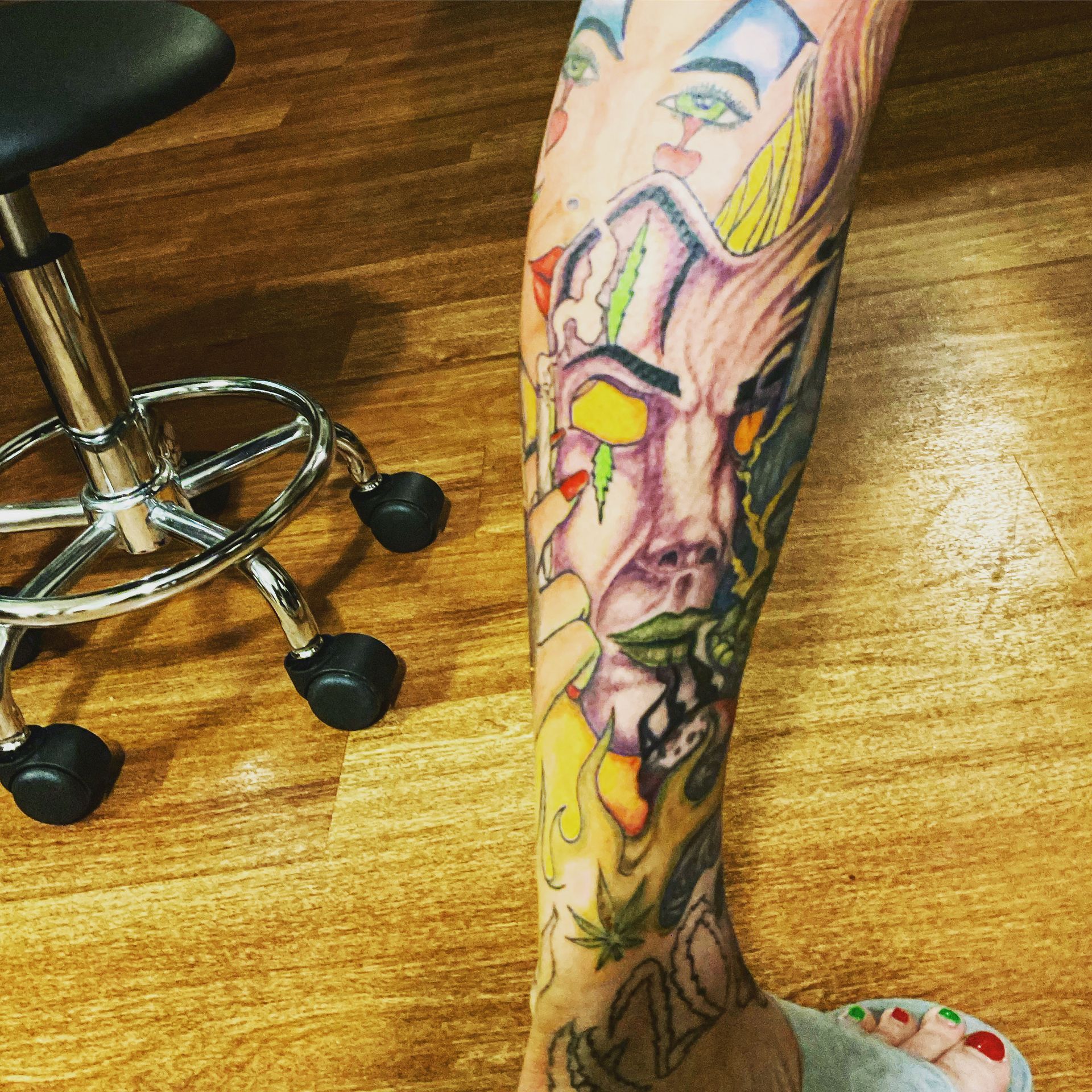 A tattoo by Brandon in Fort Worth, TX at The Bearded Moon Tattoo Studio