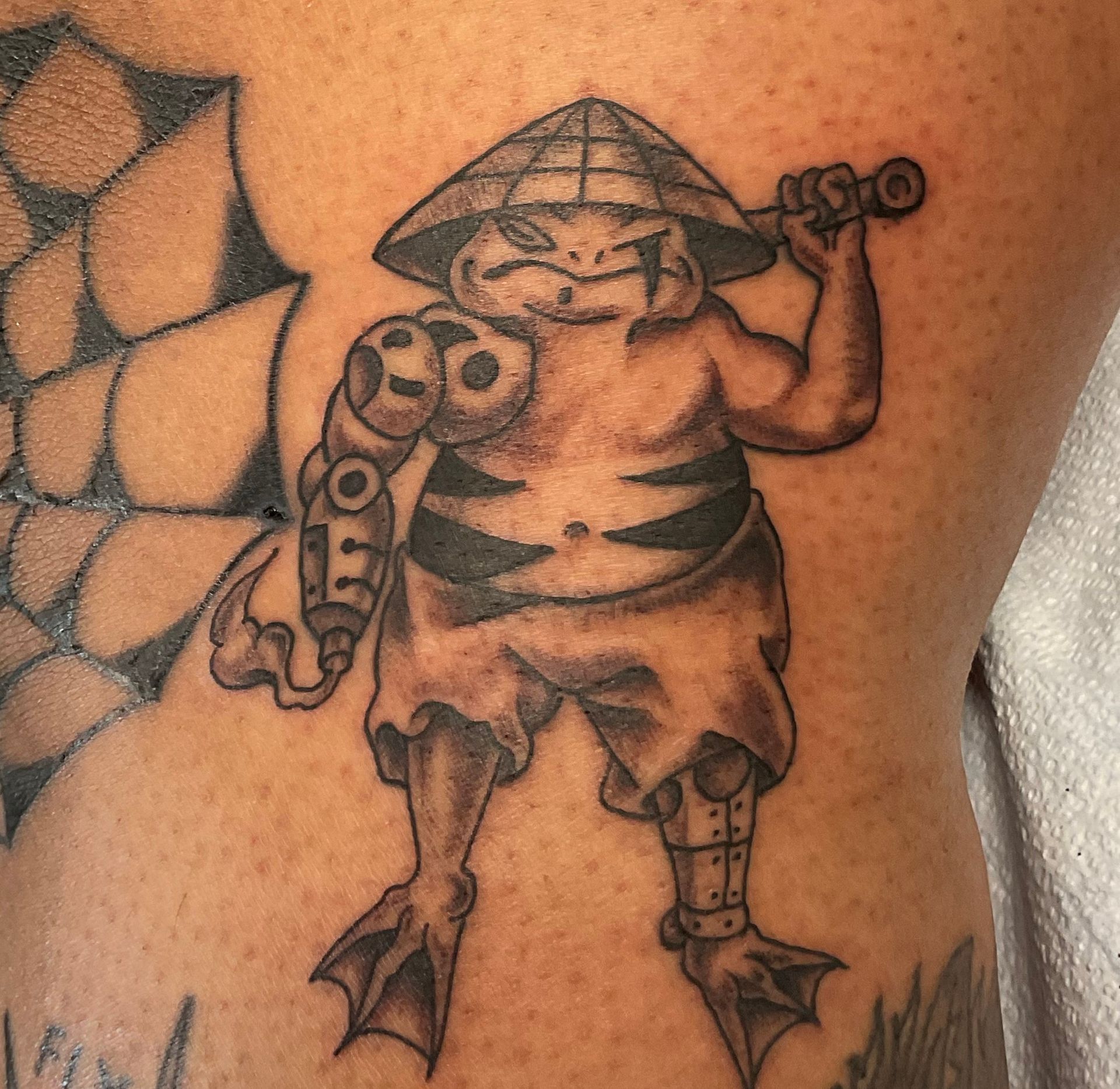 A tattoo by Brandon in Fort Worth, TX at The Bearded Moon Tattoo Studio