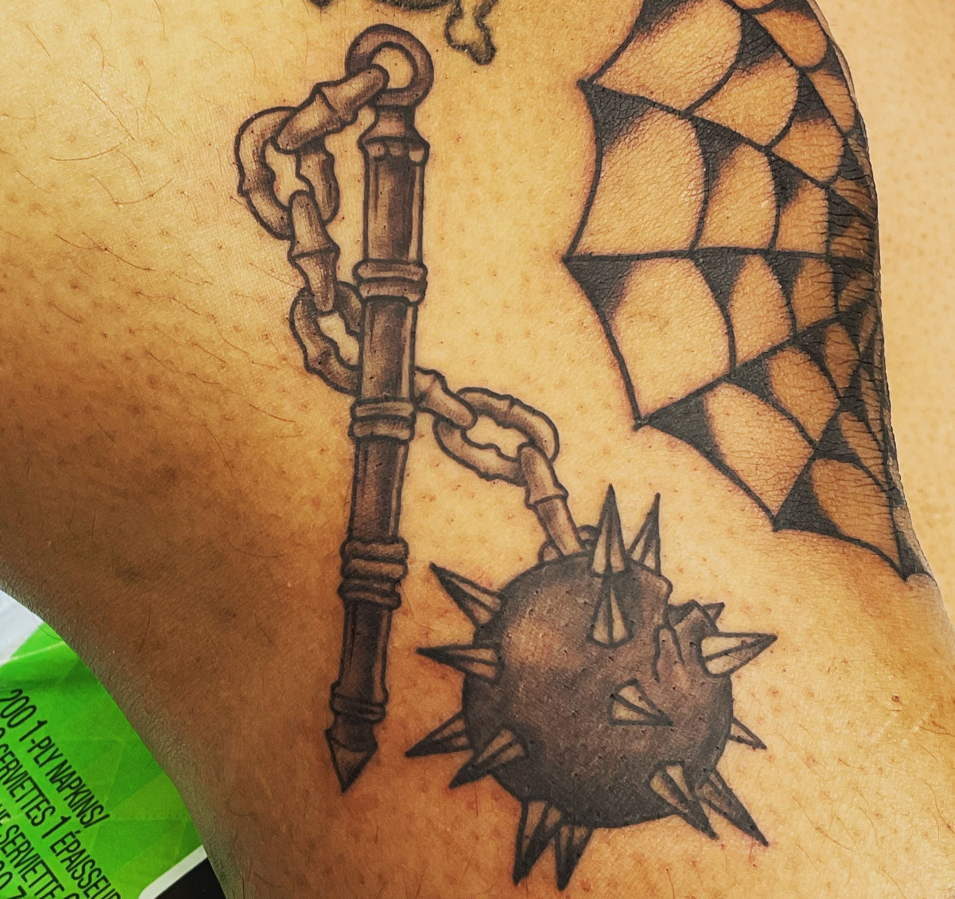 A tattoo by Brandon in Fort Worth, TX at The Bearded Moon Tattoo Studio