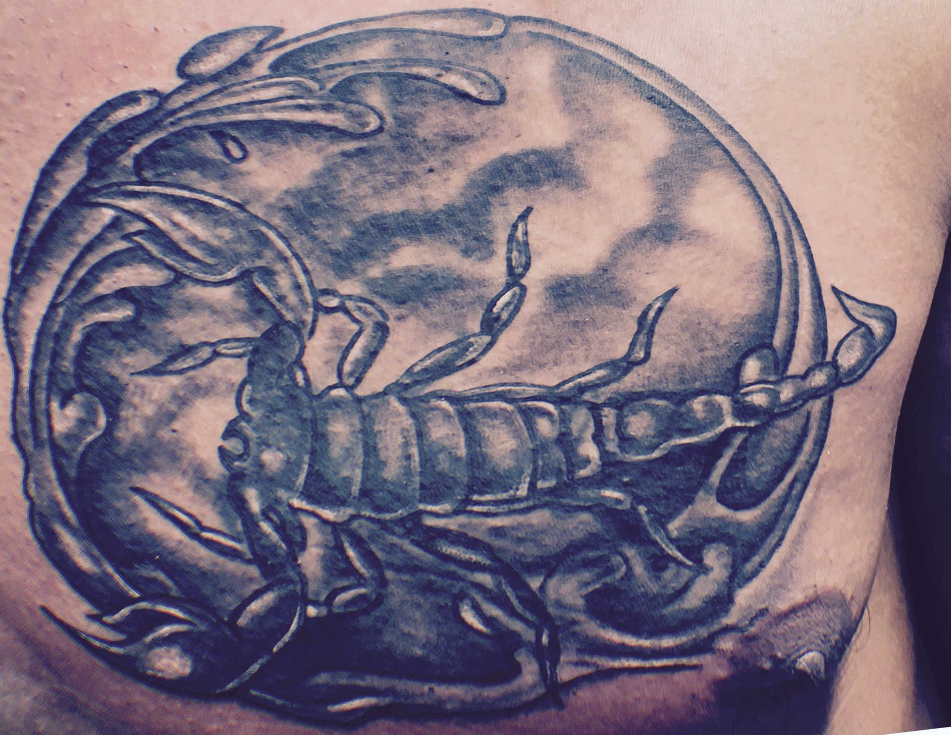 A tattoo by Brandon in Fort Worth, TX at The Bearded Moon Tattoo Studio