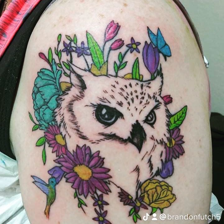 A tattoo by Brandon in Fort Worth, TX at The Bearded Moon Tattoo Studio