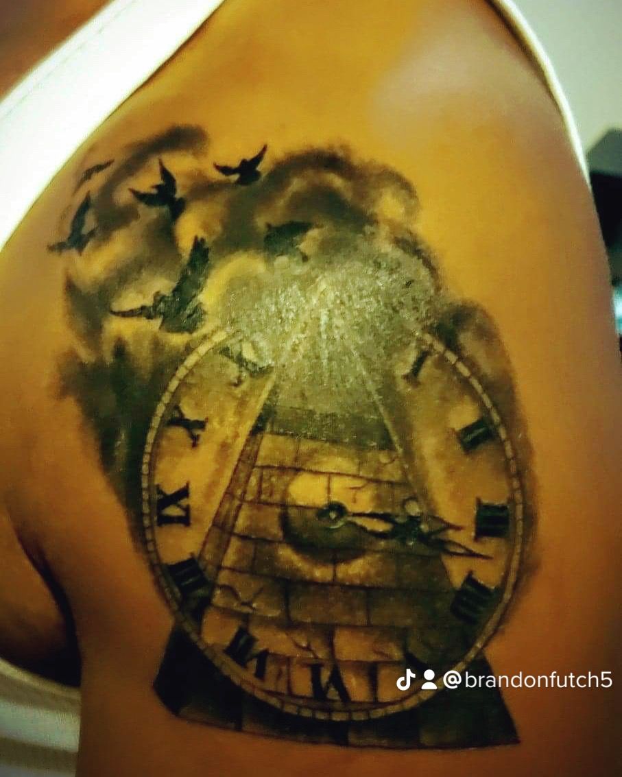 A tattoo by Brandon in Fort Worth, TX at The Bearded Moon Tattoo Studio