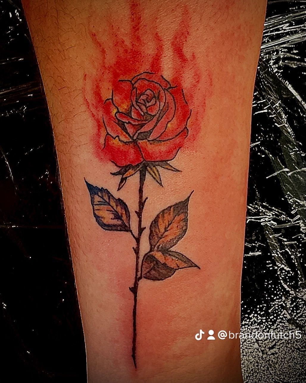 A tattoo by Brandon in Fort Worth, TX at The Bearded Moon Tattoo Studio