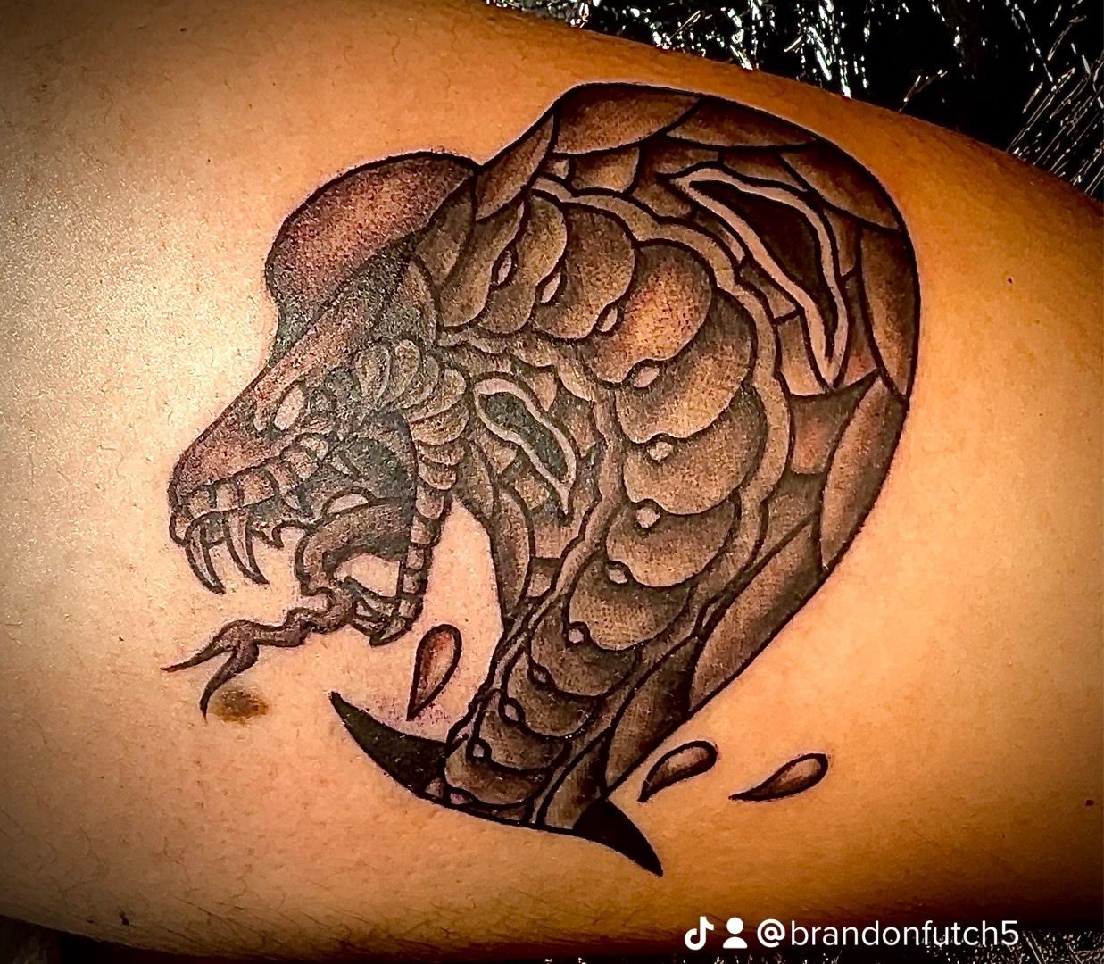 A tattoo by Brandon in Fort Worth, TX at The Bearded Moon Tattoo Studio