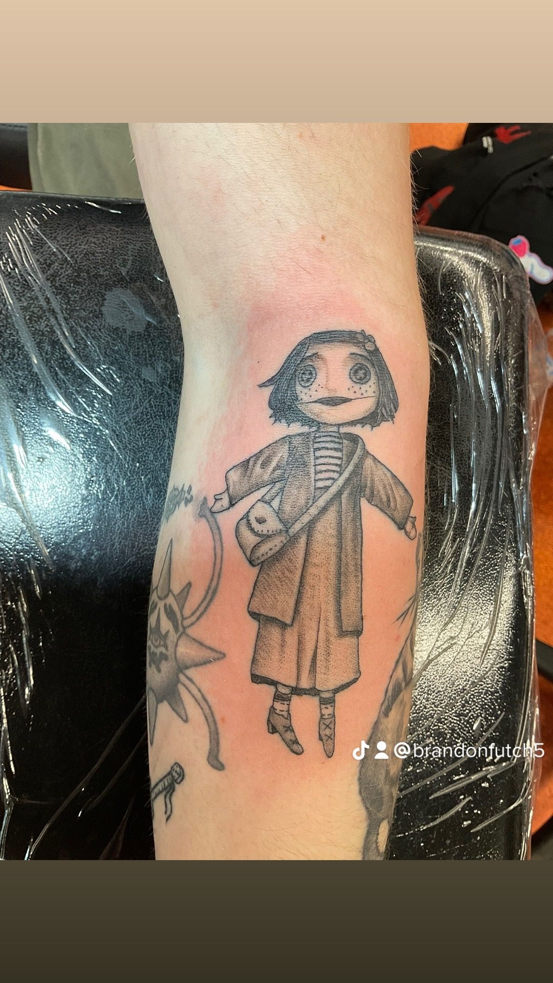 A tattoo by Brandon in Fort Worth, TX at The Bearded Moon Tattoo Studio