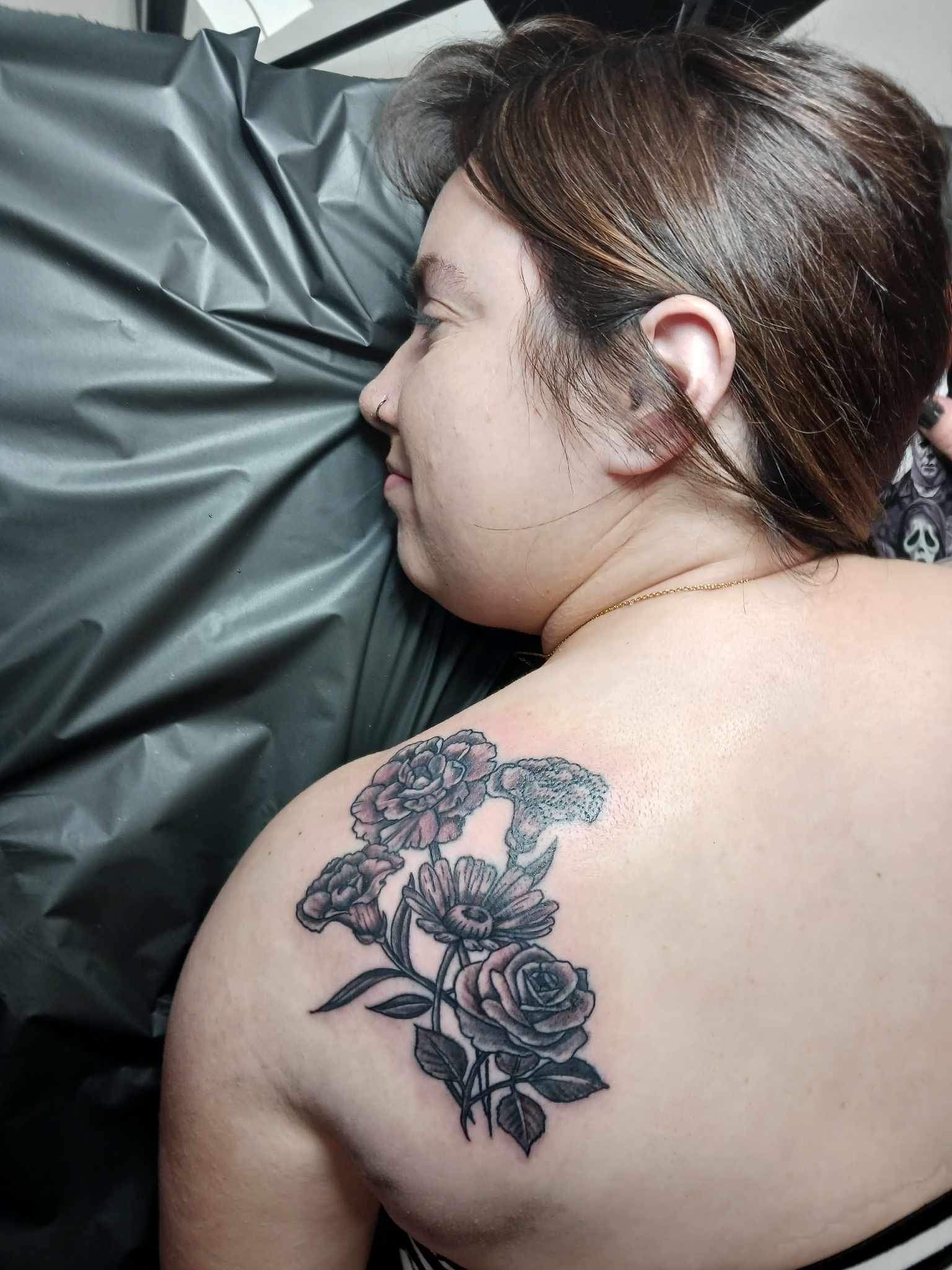 A tattoo by Brandon in Fort Worth, TX at The Bearded Moon Tattoo Studio