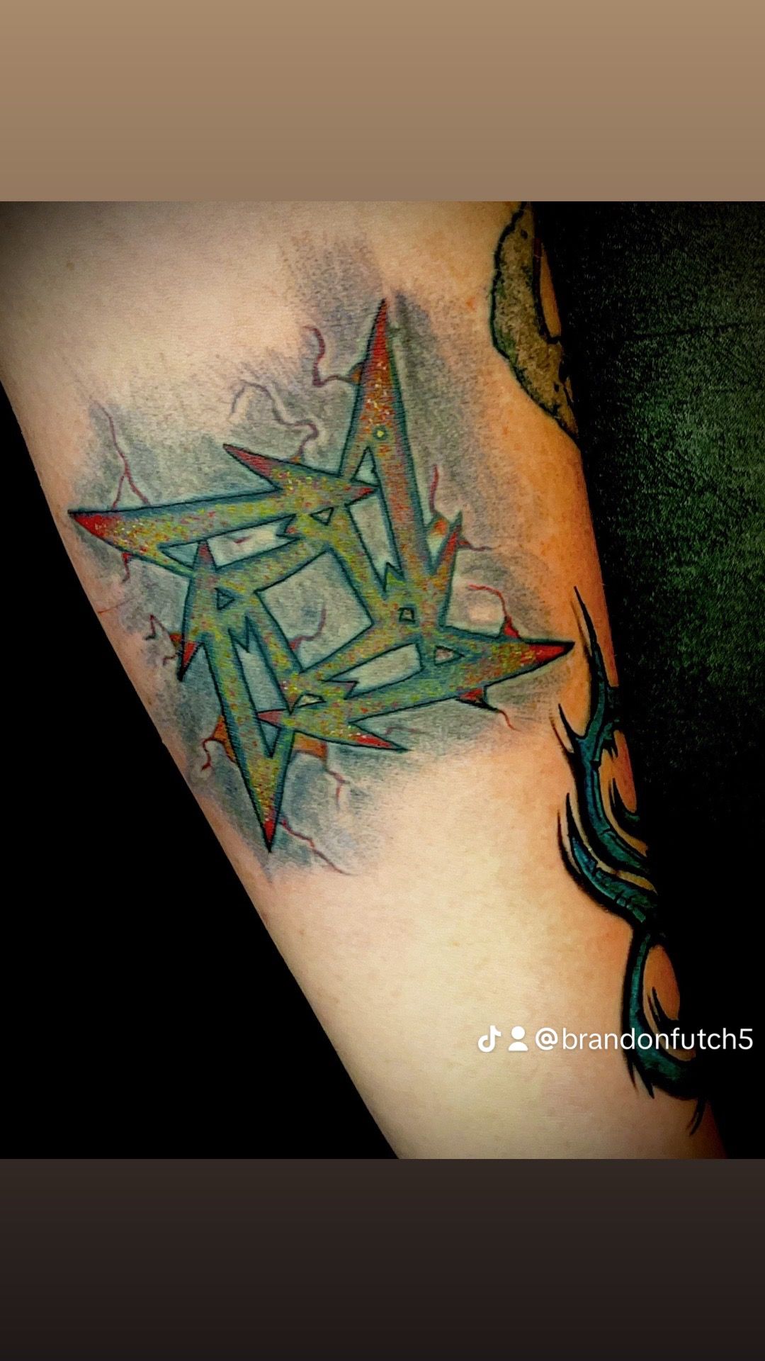 A tattoo by Brandon in Fort Worth, TX at The Bearded Moon Tattoo Studio