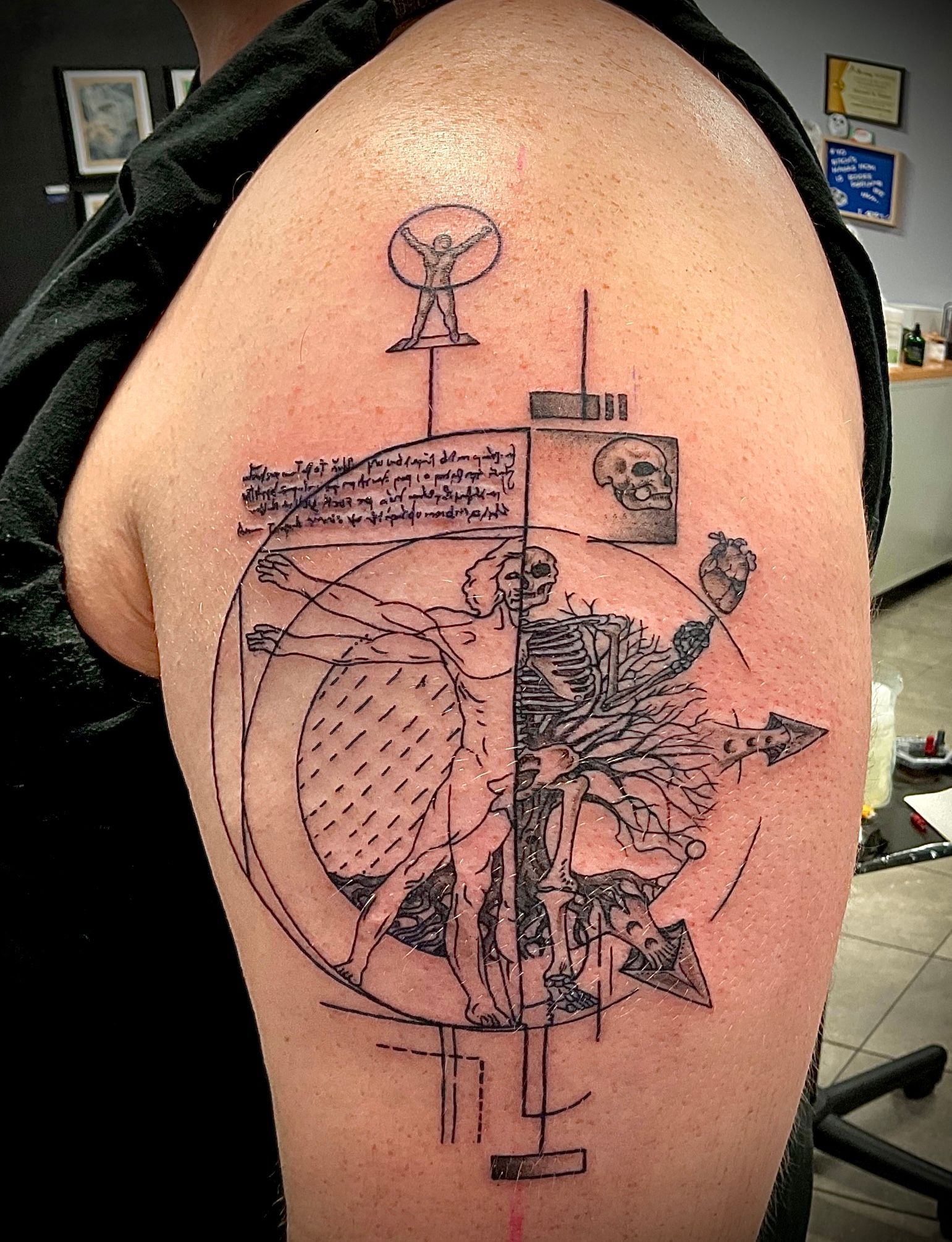 A tattoo by Brandon in Fort Worth, TX at The Bearded Moon Tattoo Studio