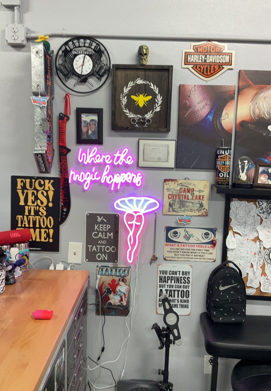 A tattoo by Brandon in Fort Worth, TX at The Bearded Moon Tattoo Studio