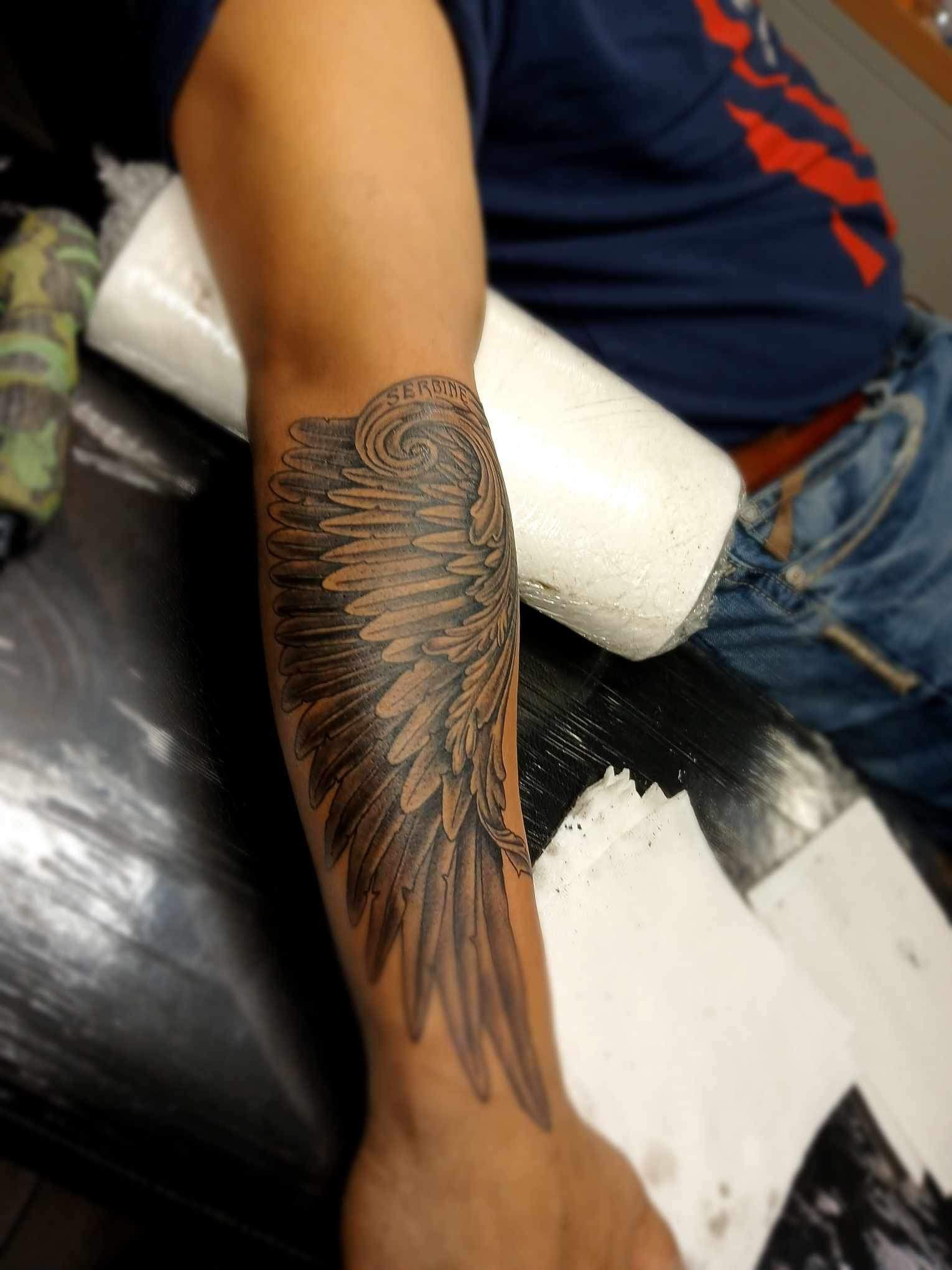 A tattoo by Brandon in Fort Worth, TX at The Bearded Moon Tattoo Studio