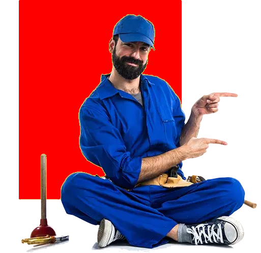 Plumbing Blue man