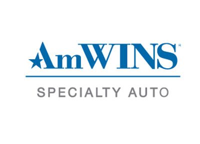 The blue AmWINS logo with the text