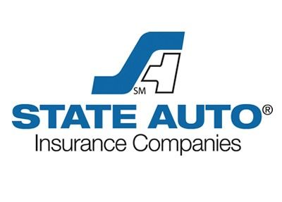 Blue and black State Auto Insurance Companies logo featuring a stylized 